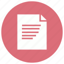 document, extension, file, textfile