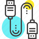 adapter, cable, connection, plug, plugin, usb, wire