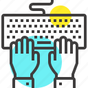 code, coding, hands, keyboard, program, programming, typing