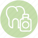 .svg, bottle, dental, dentist, teeth, tooth, tooth in bottle