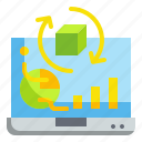 graph, laptop, report, result, statistics