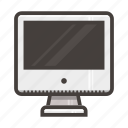 imac, computer, display, monitor