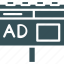 ads, advertisement, advertising, billboard, board