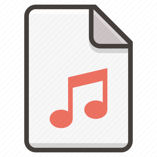 Document, audio, file, music, sound icon - Download on Iconfinder