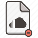 document, file, music, remove, soundcloud