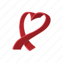 cartoon, breast, cancer, charity, heart, medical, ribbon