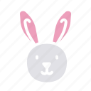 bunny, cute, easter, happy, rabbit