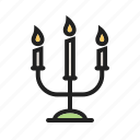 candle, decoration, fire, lamp, light, stand