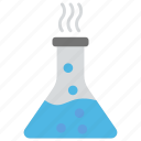 chemical, conical flask, flask, laboratory, research