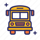 bus, school, transport, vehicle