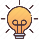 bulb, idea, light