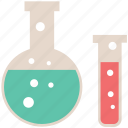 experiment, flask, lab glassware, laboratory, sample tube chemistry, test tube