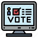 computer, democracy, elections, online, voting