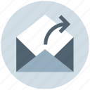 email, envelope, forward, letter, mail, message