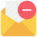 email, letter, mail, message, remove