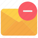 email, letter, mail, message, remove