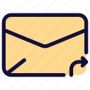 email, envelope, forward, letter, mail, message