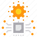 cogwheel, computer, cpu, processor, technology