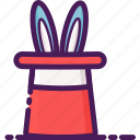 hat, rabbit, bunny, magic, performer, show, wand