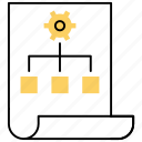 business analysis, diagram, enterpreneur, flowchart, hierarchy, pie chart, sitemap