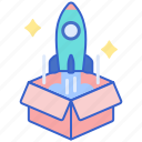 box, launch, product, rocket