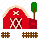 barn, building, farm