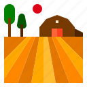 barn, building, farm