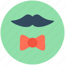 bowtie, fashion, hipster, moustache, style