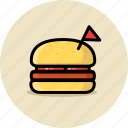 burger, fast food, cheeseburger, hamburger