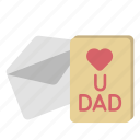 card, dad, greeting, wish