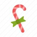 candy, candycane, christmas, ribbon, xmas