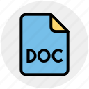 doc, document, file, page, paper