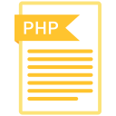 document, extension, folder, paper, php