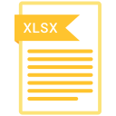 document, extension, folder, paper, xlsx