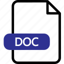 doc, extention, file, file type, microsoft, office, word