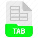 document, file, format, tab