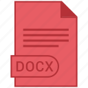 document, docx, extension, folder, format, paper