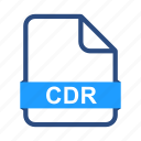 cdr, file, document, extension, files, format