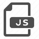 document, extension, file, format, js