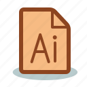 adobe, file, illustrator