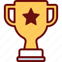 cup, prize, star, trophy