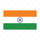 flag, india, country