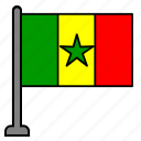 flag, country, senegal