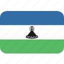 lesotho, round, rectangle