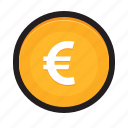 coin, currency, euro, europe