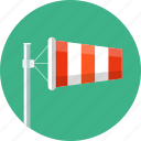 airport, forecast, weather, wind, windsock