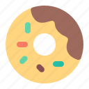 donut, doughnut, bakery, dessert