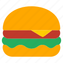 burger, food, cooking, eat, kitchen, meal, restaurant