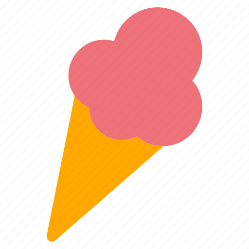 Cone, food, icecream, cream, dessert, ice, sweet icon - Download on Iconfinder