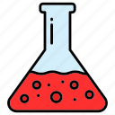 chemistry, experiment, flask